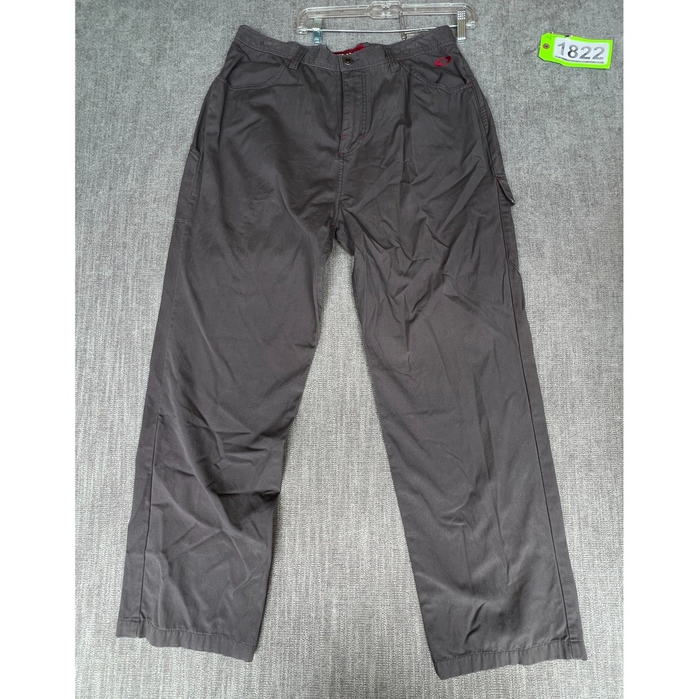 Oakley Cargo Pants Mens 36 Gray Tactical Workwear Hiking Outdoor Straight Leg